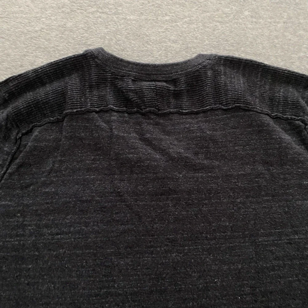 Banana Republic Sweater Men's Medium Gray‎ V Neck Long Sleeve Casual 100% Cotton
